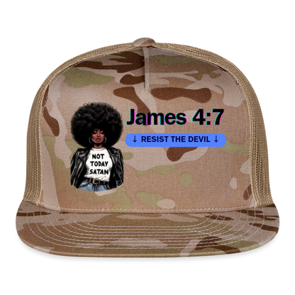 Not Today Trucker Cap - MultiCam\tan