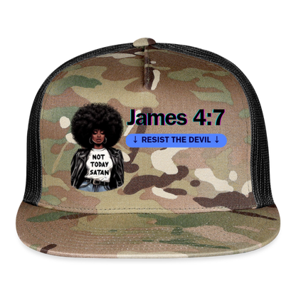 Not Today Trucker Cap - MultiCam\black