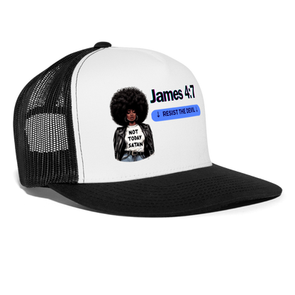 Not Today Trucker Cap - white/black