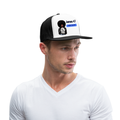 Not Today Trucker Cap - white/black