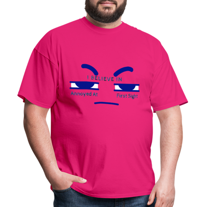 Annoyed T-Shirt - fuchsia