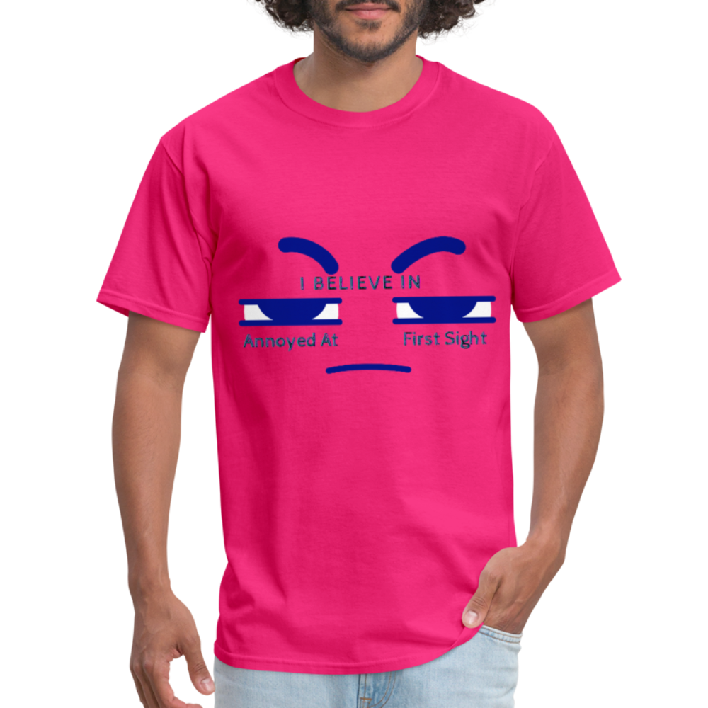 Annoyed T-Shirt - fuchsia