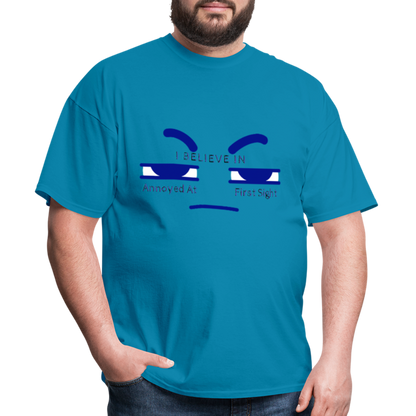 Annoyed T-Shirt - turquoise