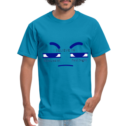Annoyed T-Shirt - turquoise