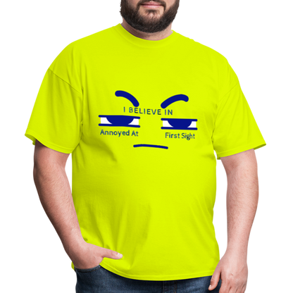 Annoyed T-Shirt - safety green