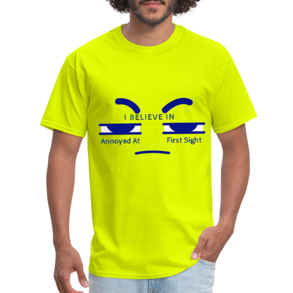 Annoyed T-Shirt - safety green