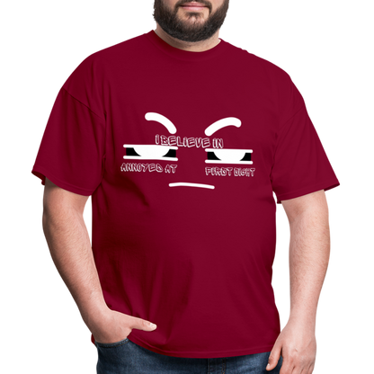 Annoyed T-Shirt - burgundy