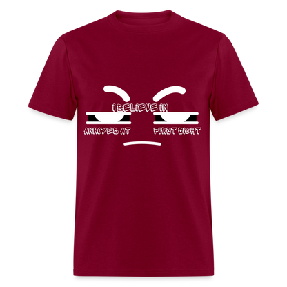 Annoyed T-Shirt - burgundy
