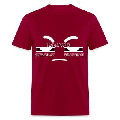 Annoyed T-Shirt - dark red