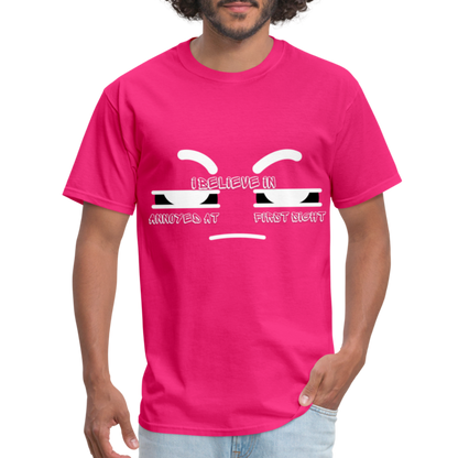 Annoyed T-Shirt - fuchsia