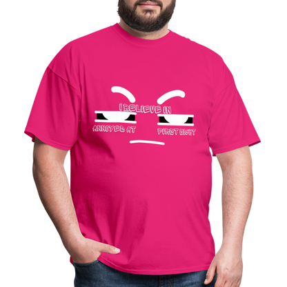 Annoyed T-Shirt - fuchsia