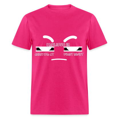 Annoyed T-Shirt - fuchsia