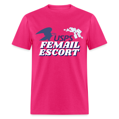 FeMail Escort T-Shirt - fuchsia