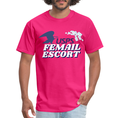 FeMail Escort T-Shirt - fuchsia