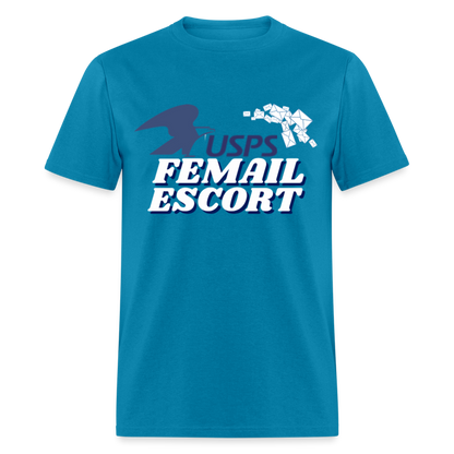 FeMail Escort T-Shirt - turquoise