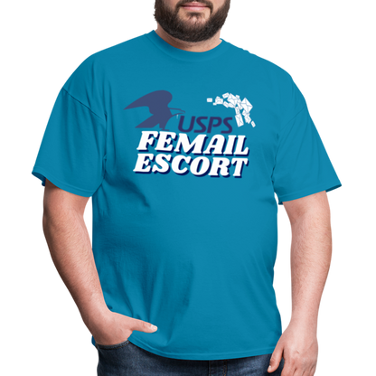 FeMail Escort T-Shirt - turquoise