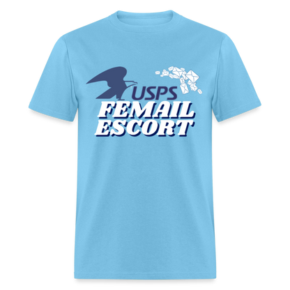 FeMail Escort T-Shirt - aquatic blue