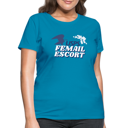 FeMail Escort T-Shirt - turquoise