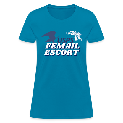 FeMail Escort T-Shirt - turquoise