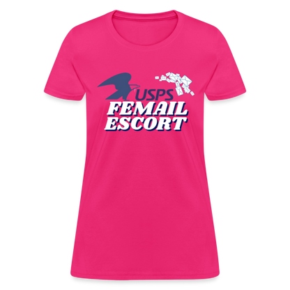 FeMail Escort T-Shirt - fuchsia