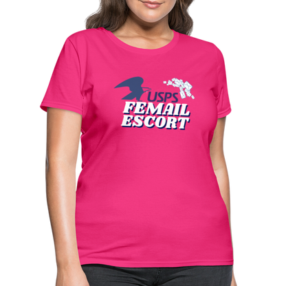 FeMail Escort T-Shirt - fuchsia