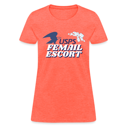 FeMail Escort T-Shirt - heather coral
