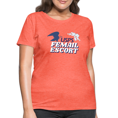 FeMail Escort T-Shirt - heather coral