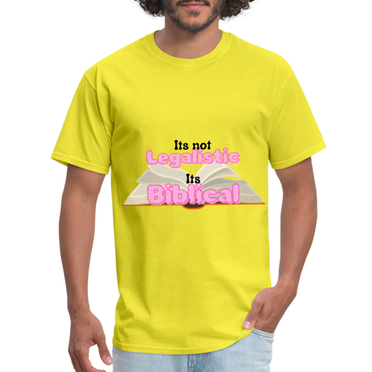 Biblical T-Shirt - yellow