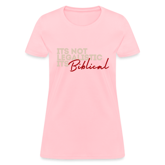 Biblical T-Shirt - pink