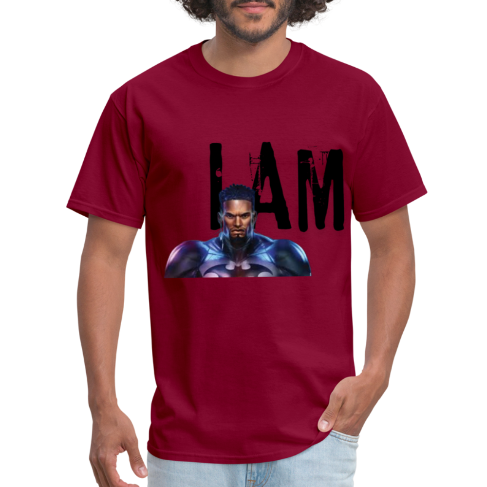 I Am T-Shirt - burgundy