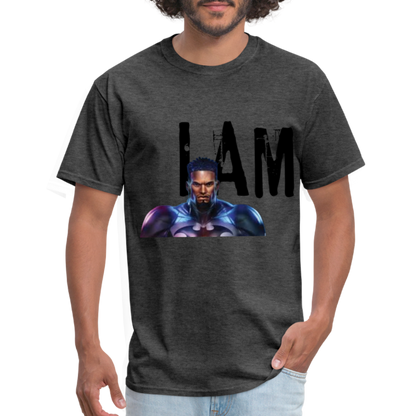 I Am T-Shirt - heather black