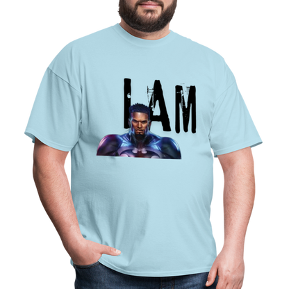 I Am T-Shirt - powder blue