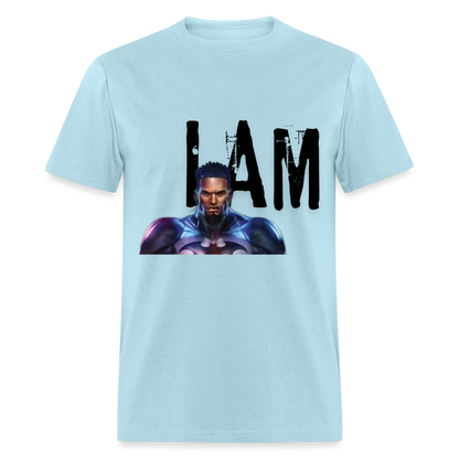 I Am T-Shirt - powder blue