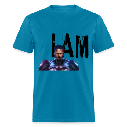 I Am T-Shirt - turquoise