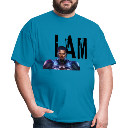 I Am T-Shirt - turquoise