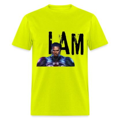 I Am T-Shirt - safety green