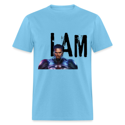 I Am T-Shirt - aquatic blue