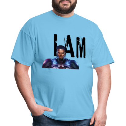 I Am T-Shirt - aquatic blue