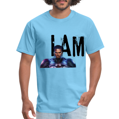 I Am T-Shirt - aquatic blue
