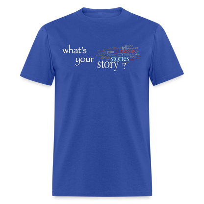Your Story T-Shirt - royal blue