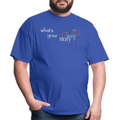 Your Story T-Shirt - royal blue