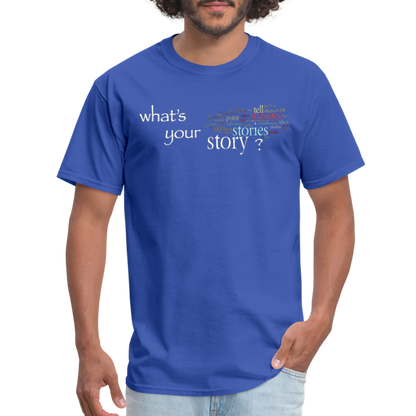Your Story T-Shirt - royal blue