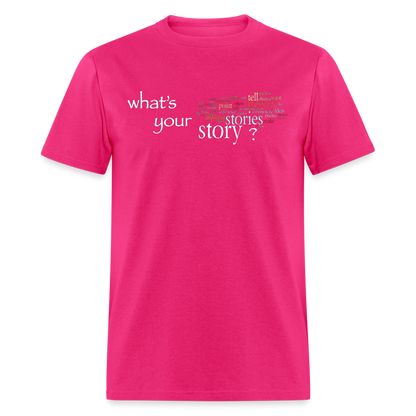 Your Story T-Shirt - fuchsia