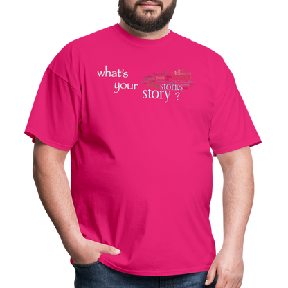 Your Story T-Shirt - fuchsia