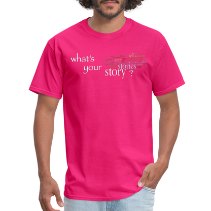Your Story T-Shirt - fuchsia