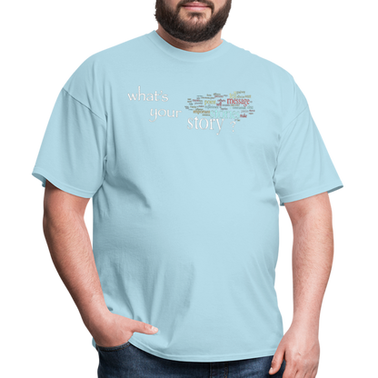 Your Story T-Shirt - powder blue
