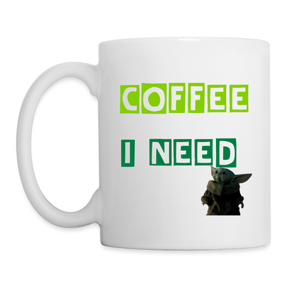 Baby Yoda Coffee/Tea Mug - white