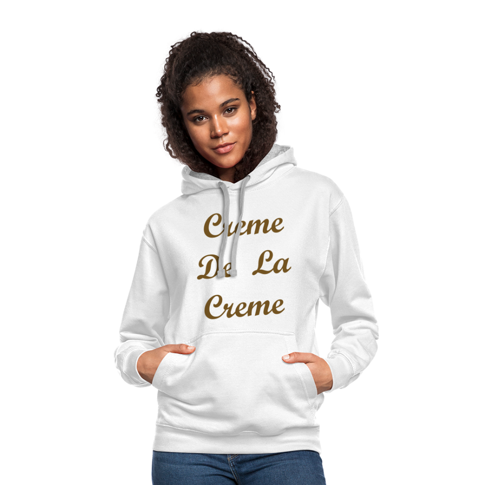 Creme Hoodie - white/gray