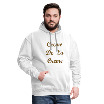 Creme Hoodie - white/gray
