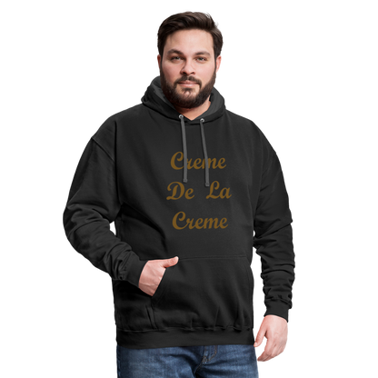 Creme Hoodie - black/asphalt